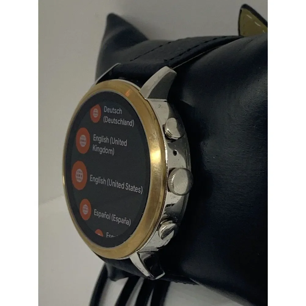 Fossil Gen 4 Authentic Digital Dial Smart Watch Custom Band FTW6016 QT483